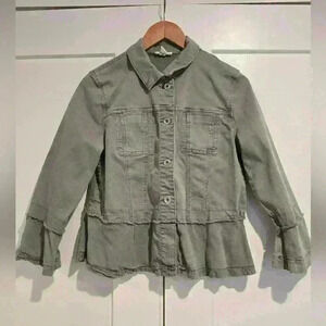 Tribal Jeans Peplum Jacket